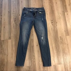 skinny jeans size 4 midrise old navy rockstar